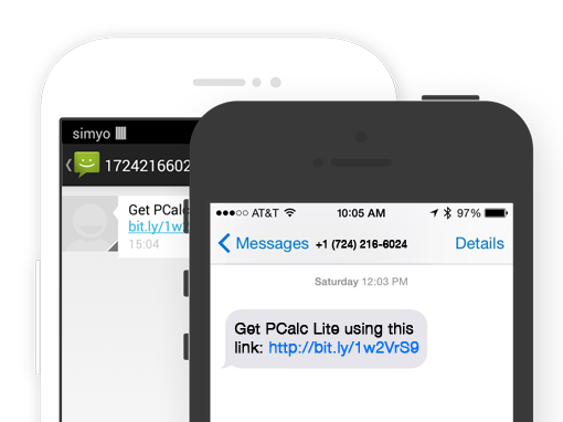 TextingPal sample SMS